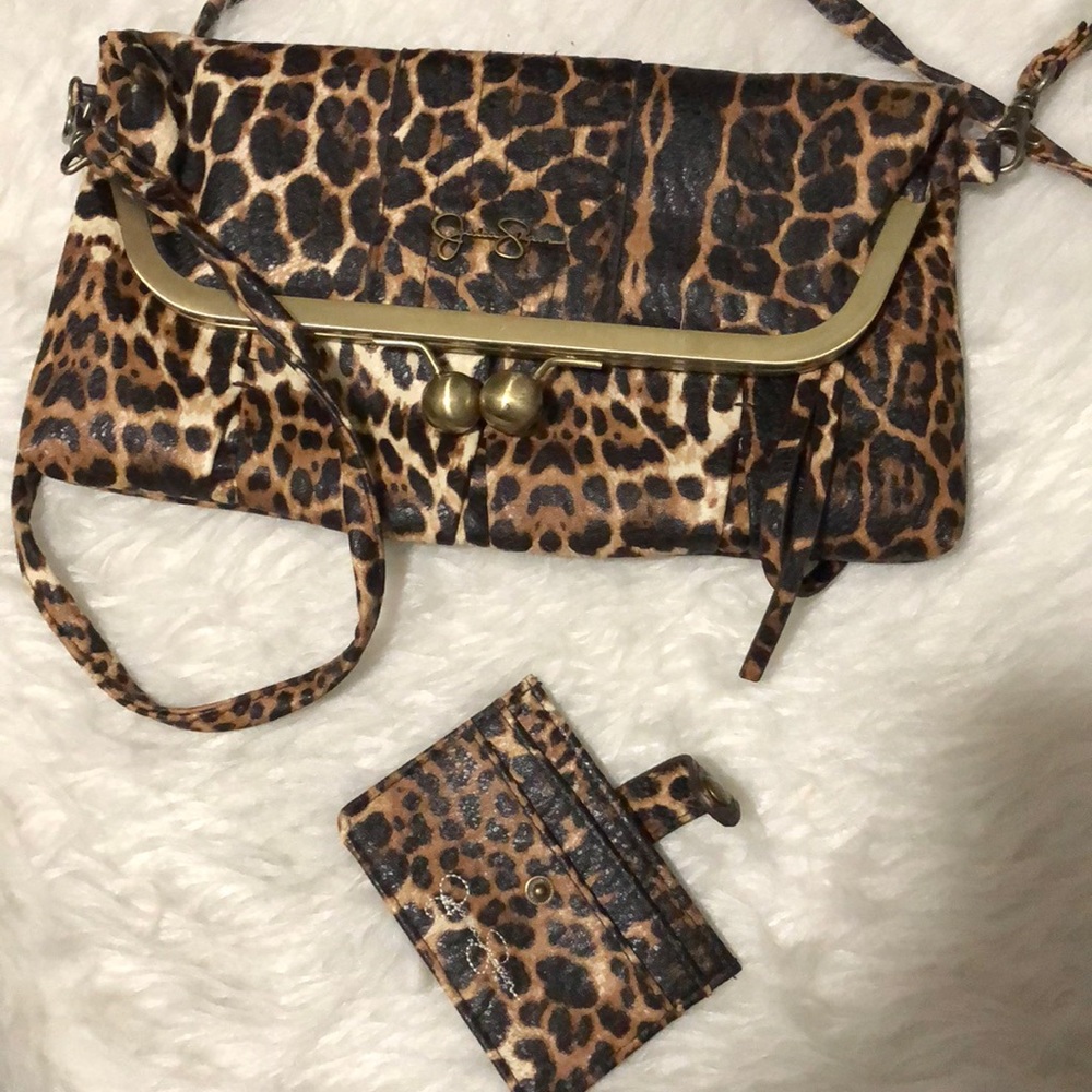 Cheetah print crossbody bag